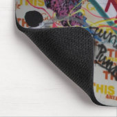 Tapis De Souris Graffiti urbain Mousepad (Coin)