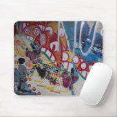 Tapis De Souris Graffiti urbain Mousepad (Avec souris)
