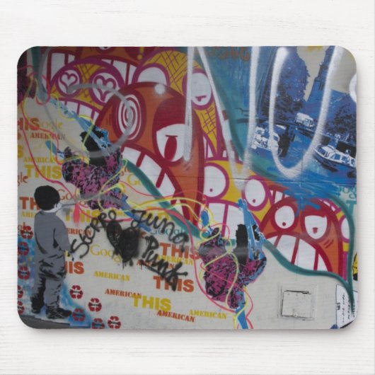 Tapis De Souris Graffiti urbain Mousepad (Devant)