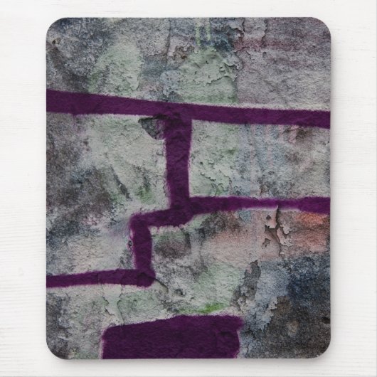 Tapis De Souris graffiti violet Abstrait (Devant)