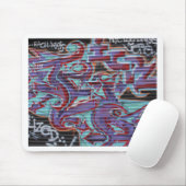 Tapis De Souris Graffiti violet sur Shutter (Avec souris)