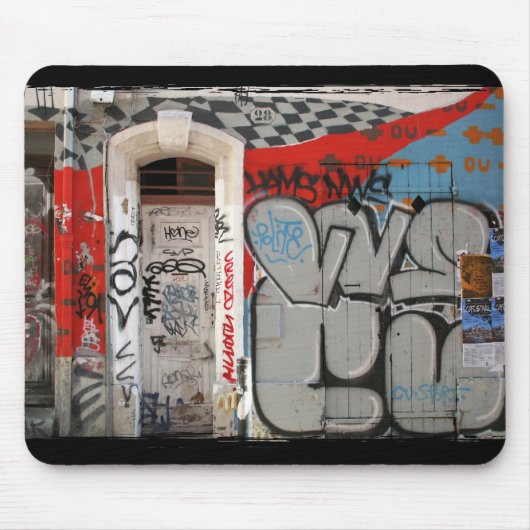 Tapis De Souris Graffitis urbains d'art (Devant)