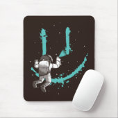 Tapis De Souris grafitti astronaute (Avec souris)