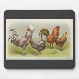 Tapis De Souris Graham - polonais argenté et Chi écrit au crayon