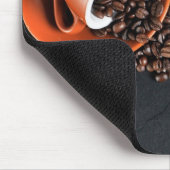 Tapis De Souris Grains de café et tasse (Coin)