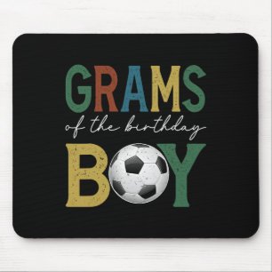 Tapis De Souris Grammes de foot du garçon d'anniversaire Famille a