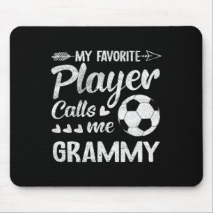 Tapis De Souris Grammy Soccer Mon Joueur Favori M'appelle Grammy