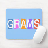 Tapis De Souris Grams de style rétro (Avec souris)