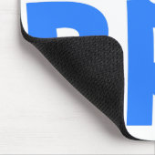 Tapis De Souris GRAND BRO en rouge et bleu (Coin)