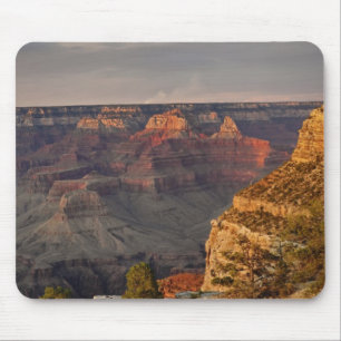 Tapis De Souris Grand Canyon depuis la rive sud au coucher du sole