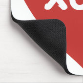 Tapis De Souris Grand Carnet de souris de coeur rouge (Coin)