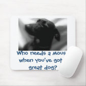Tapis De Souris Grand chien (Avec souris)