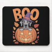 Tapis De Souris Grand Costume Dane Sur Halloween Citrouille Grand (Devant)