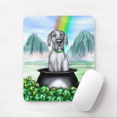 Tapis De Souris Grand Dane Blue UC Pot O Gold (Avec souris)