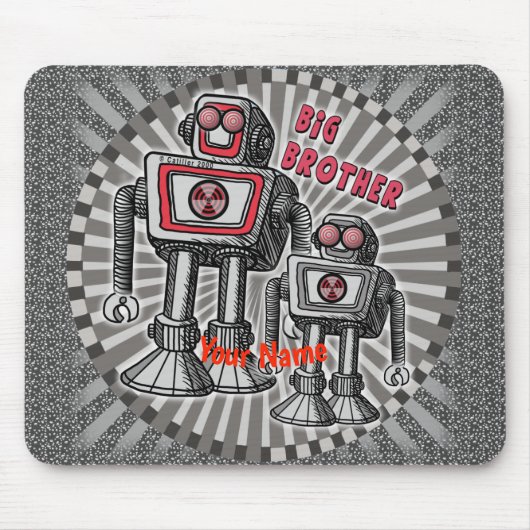 Tapis De Souris Grand frère robot (Devant)