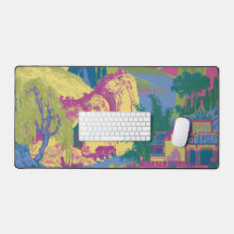 Tapis de souris grand jardin paysager