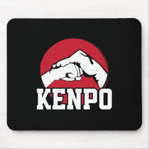 Tapis De Souris Grand Kénpo Karaté Poing Design Japonais Martial A