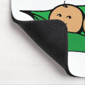 Tapis De Souris Grand-maman de cosse de jumeaux (Coin)