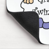 Tapis De Souris Grand-maman des filles jumelles (Coin)