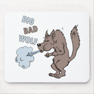 Tapis De Souris Grand mauvais loup