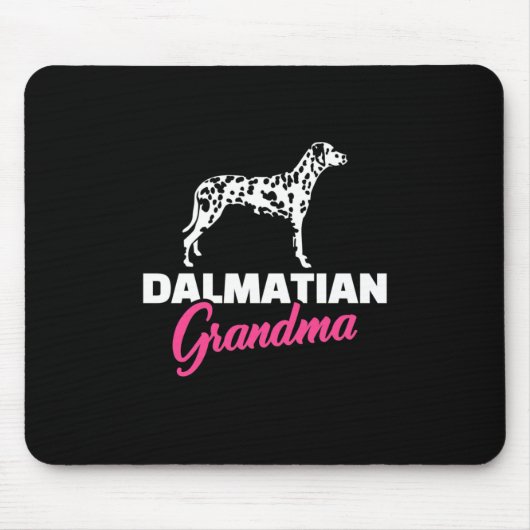 Tapis De Souris Grand-mère dalmate (Devant)