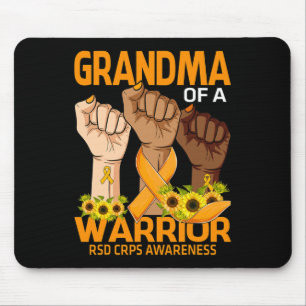 Tapis De Souris Grand-mère d'un guerrier RSD Sensibilisation à la 