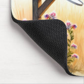 Tapis De Souris Grand-mère lit une lettre de grand-enfant (Coin)