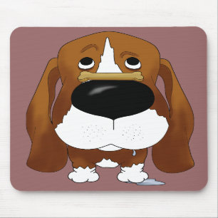 Tapis De Souris Grand nez Basset Hound Mousepad