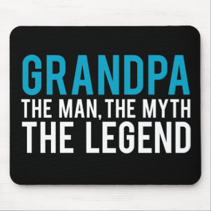 Tapis De Souris Grand-papa, l'homme, le mythe, la légende