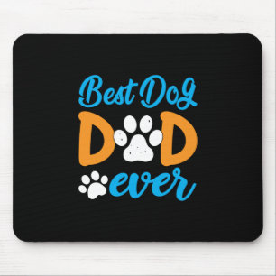 Tapis De Souris Grand-père Cadeau Meilleur père de chien jamais