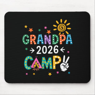 Tapis De Souris Grand-père Camp 2026 Vacances familiales Camping d