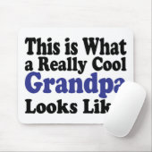 Tapis De Souris Grand-père cool (Avec souris)