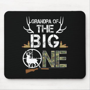 Tapis De Souris Grand-Père Du Gros Anniversaire Boy Deer Hunter Ca