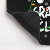 Tapis De Souris Grand-père Santa Claus Famille de Noël Équipe de N (Coin)