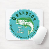 Tapis De Souris Grand-père's Favori Fishing Buddy (Avec souris)