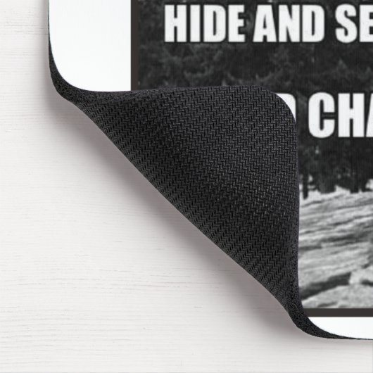 Tapis De Souris Grand pied, conception de cache-cache de Sasquatch (Coin)