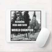 Tapis De Souris Grand pied, conception de cache-cache de Sasquatch (Avec souris)