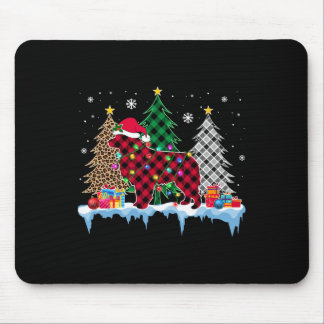 Tapis De Souris Grand Pyrénées Chien arbre lumières Noël amusants