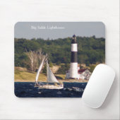 Tapis De Souris Grand Sable Lighthouse & Boat mousepad (Avec souris)