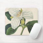 Tapis De Souris Grand Trillium fleuri (Avec souris)
