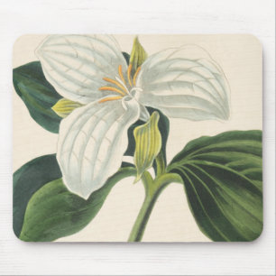 Tapis De Souris Grand Trillium fleuri