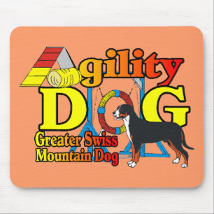 Tapis De Souris Grande Agilité des chiens de montagne suisses