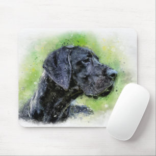 Tapis De Souris Grande aquarelle Dane