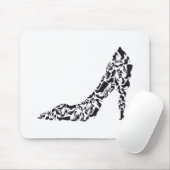 Tapis De Souris grande chaussure avec différentes silhouettes de (Avec souris)