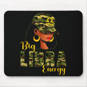Tapis De Souris Grande Énergie Balance Camouflage Casquette Femme 