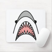 Tapis De Souris grande exagération blanche (Avec souris)