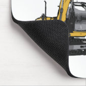 Tapis De Souris Grande excavatrice jaune (Coin)