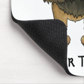 Tapis De Souris Grande frontière Terrier de nez (Coin)