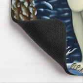 Tapis De Souris Grande Ours Blanc Du Nord (Coin)