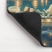 Tapis De Souris Grande Pyrénées Noël Festive Voyage (Coin)